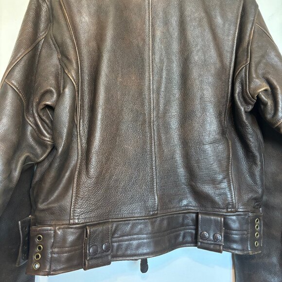 Avirex Vintage Leather Jacket - Picture 10 of 11